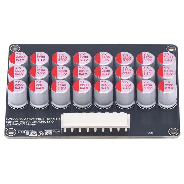 Batteri Aktiv Equalizer Universal Cell Balancer Balansbräda 5A 6‑8S för LTO LFP LPO NCM