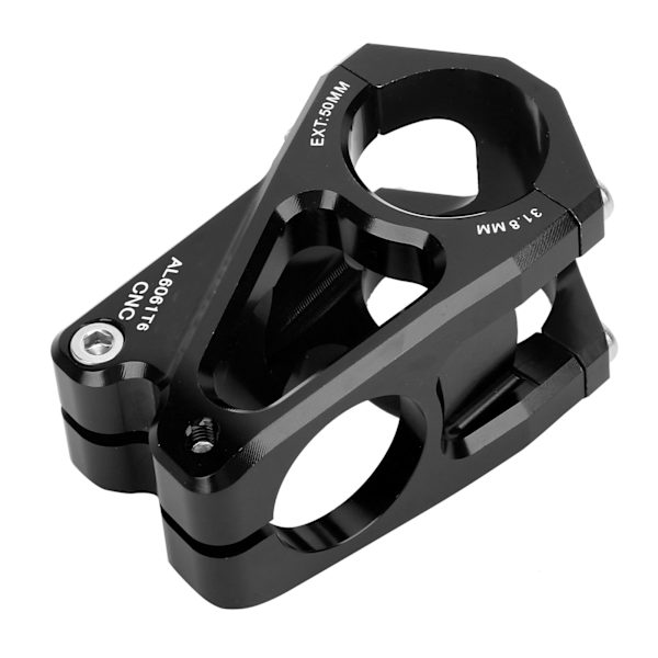WAKE cykel frempind 31,8 mm 50 mm mountainbike aluminiumslegering Kort styrfrempind til landevejscykel Sort