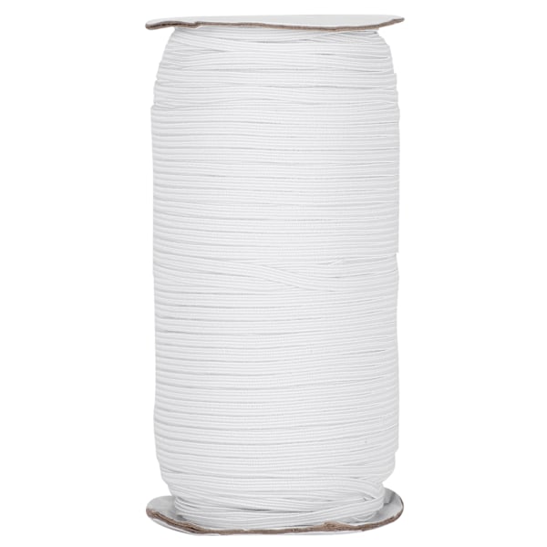 Elastiskt band gör-det-själv-band-rep Hög elasticitet Kläder Sömnad Broderitillbehör 180MWhite