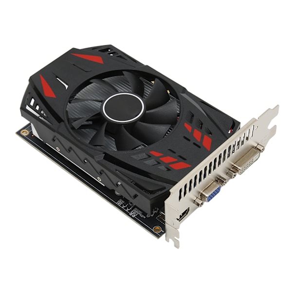 Gaming Grafikkort 2GB GDDR3 64bit PCIe1.1 X16 700MHz klocka Dubbel kylfläkt Desktop grafikkort för datorspel