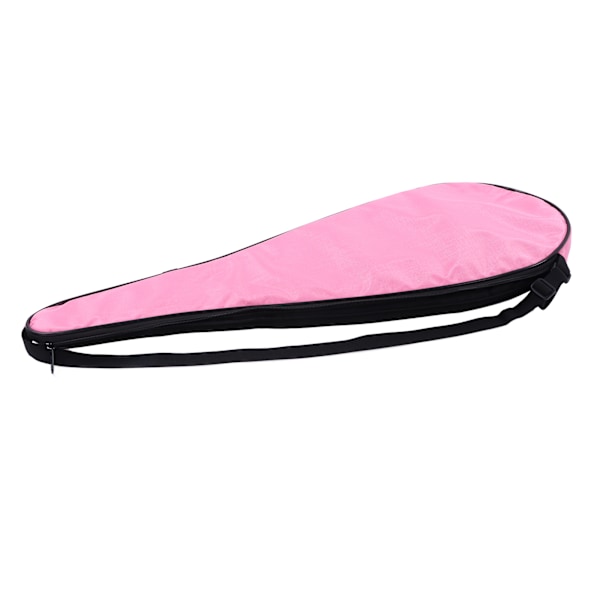 Squash Racket Cover Bag Lettvekt Polstret Racketbæreveske med Justerbar Skulderstropp Rosa