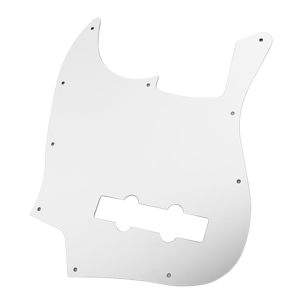 Elektrisk Gitar Pickguard Front Pick Guard Jazz Bass Scratch Plate Aluminiumlegering Sølv