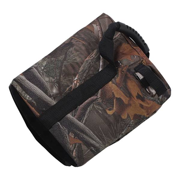 Skydestokpose Blad Camouflage 600D Oxford Klud Slidstærk Skydeunderstøttelse Sandpose