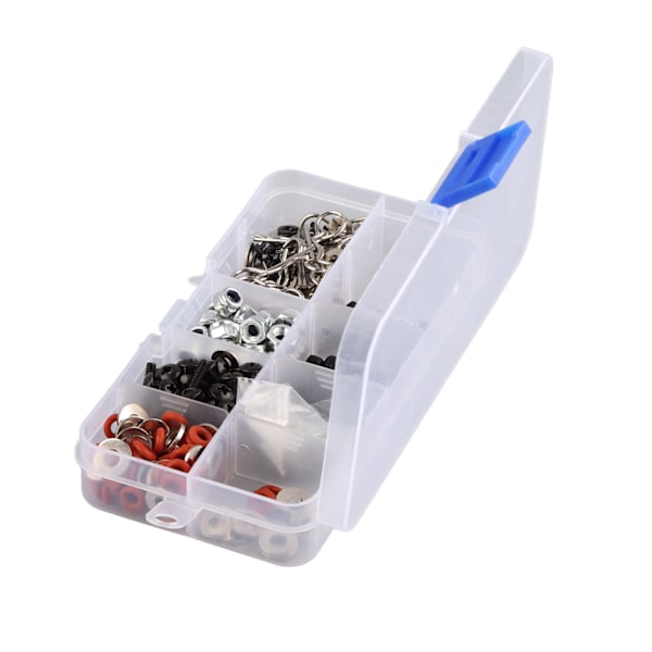 340PCS RC skruvsats muttrar Bultar Brickor Hårdvara Fästelement Passar för HSP 1/10 RC bil