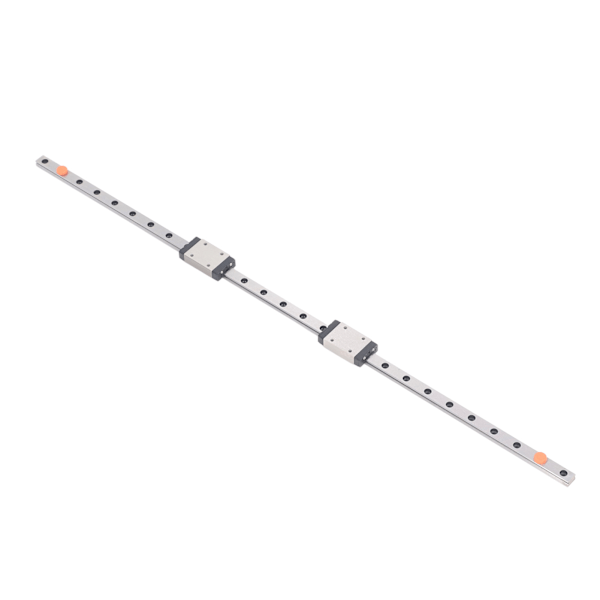 Lineær føringsskinne Miniatyr lineærlagerglide Kit MGN7H med 2 glideblokker for 3D-skrivere og CNC-deler 500 mm / 19.69in