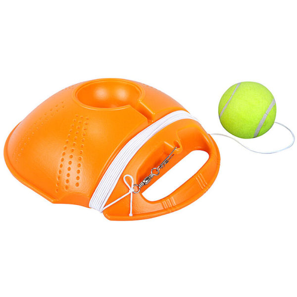 Tennistrener Selvlærende sprettballbasebrett med ball Trening Sportstreningsutstyr Tennistreningsutstyr, modell: flerfarget