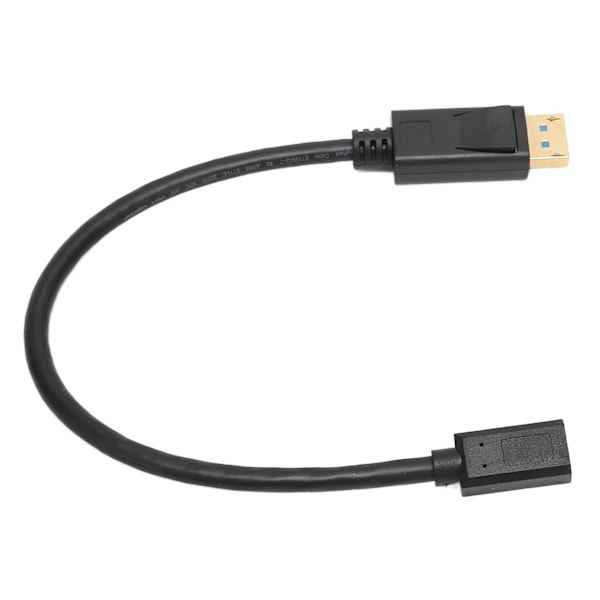 DP han til mini DP hun kabel 8K 60Hz 4K 144Hz 32,4Gbps 30cm længde Displayportkabel 1.4 til computer