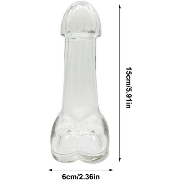 Creative Cocktail Glass Cup Uusi läpinäkyvä lasimukibaari koristekuppi? 130 ml Cocktailbaari lasi mihin tahansa juomaan? Ihanteellinen polttareille,