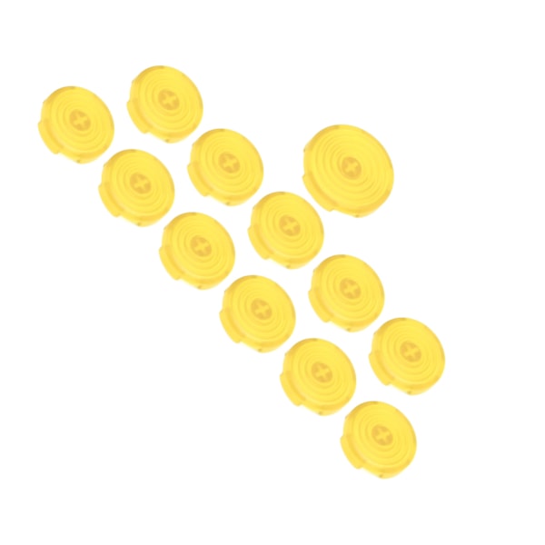 12 st Arcade Button Cover 20,2 mm 25,3 mm Mekaniskt tryckknappsskydd för Kailh för Cherry för Akko för Glorious Switches Gul