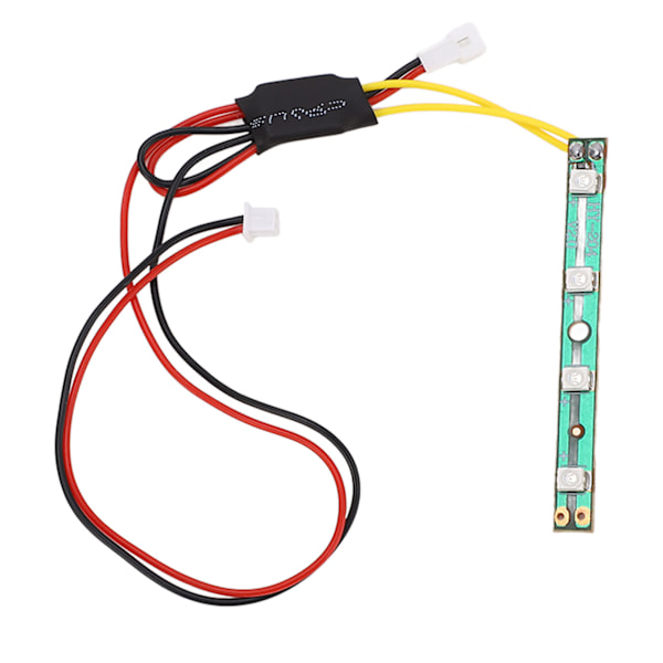 7.4V RC Ljusramp Röd Belysning Hög Ljusstyrka 4 Pärlor 51mm Längd för SCY 16103 1/16 RC Bilar