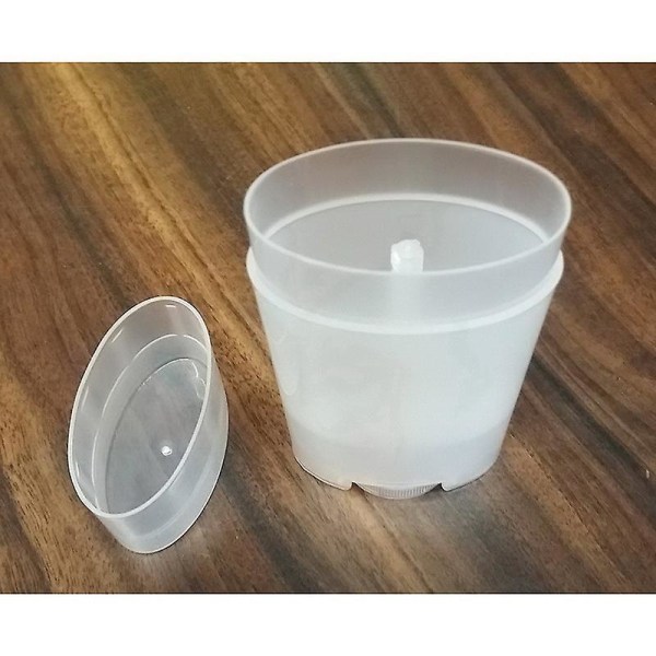 2,5 Oz 75 ml tom deodorantbeholder Återfyldningsbar plastflaska med fritstående plast til deodorantstick Tube til DIY Natural Crystal Deodorant Stick