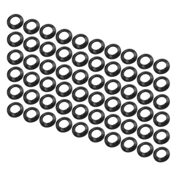 60 stk Fiskespø Bygge Silikon Elastisk Vindingskontrol Ring Trim Ring Adapter 8,5 MM