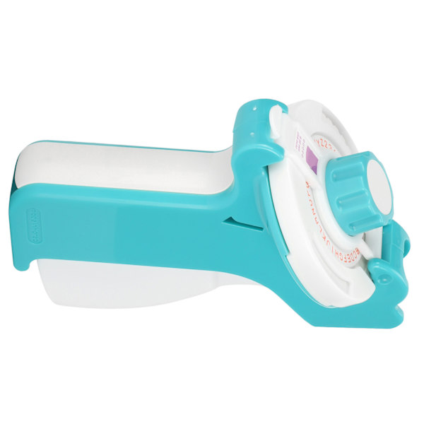 Label Maker Skrivemaskine med Prægningstape Manuel DIY Projekter Forsyninger Lyseblå E-202