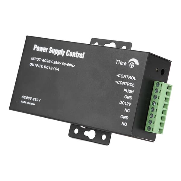 Strømforsyningskontrol Backup-batteriport til døråbning Office Security System AC90-260V til DC12V 5A