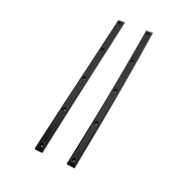 Rib Bones Rails Slidstærkt Holdbart Stabilt Fleksibelt Glansfuldt Udseende Longboard Rails Ribs Bones Sort