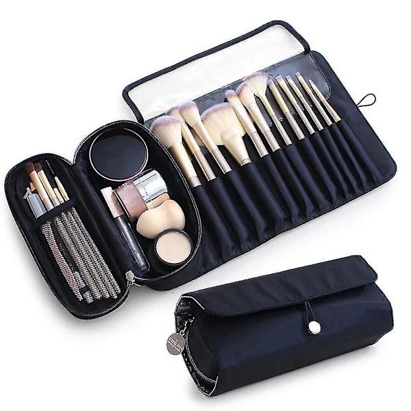Makeupborste Organizer och Förvaringsväska - Svart