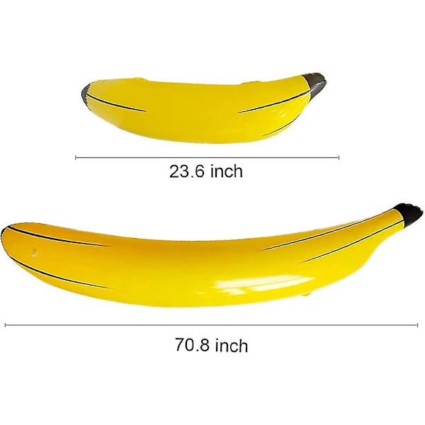 Oppblåsbar Banansett - 4 deler
