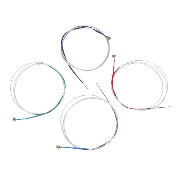 4 stk Viola Strenge Sæt Udskiftning 4/4 Metal Viola Strenge Musikinstrument Tilbehør