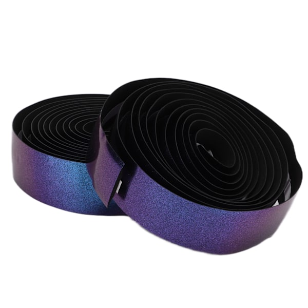 ENLEE Sykkelstyretape Støtdempende og sklisikker gradient Farge Sykkelstyre Wrap 2 Ruller Aurora Gradvis Blå