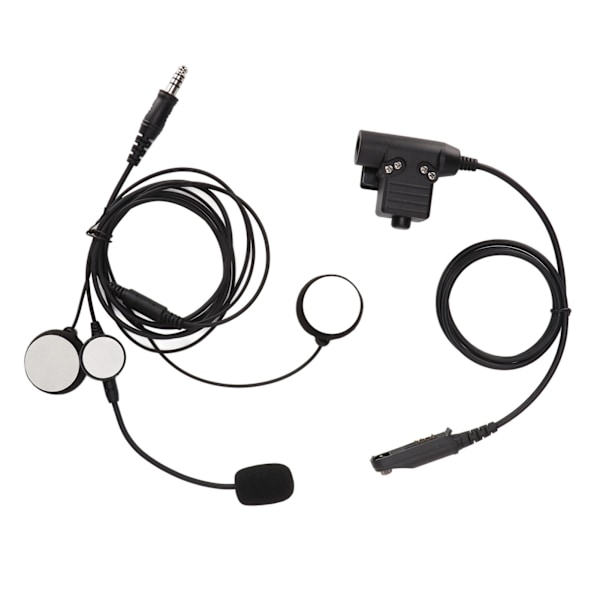 Motorcykelheadset Bilaterale Motorcykelhjelmøretelefoner med U94 PTT til Baofeng UV9R PLUS UVXR BF9700