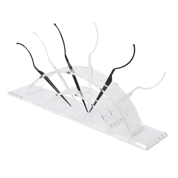 6st lösögonfransar Display Stick Hållare Applikatorverktyg 3D ögonfransförlängning Style Prova på Sticks