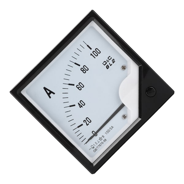 6L2 100A/5A analog panel Amperemeter Mätare Pekare Strömmätare för kemisk industri
