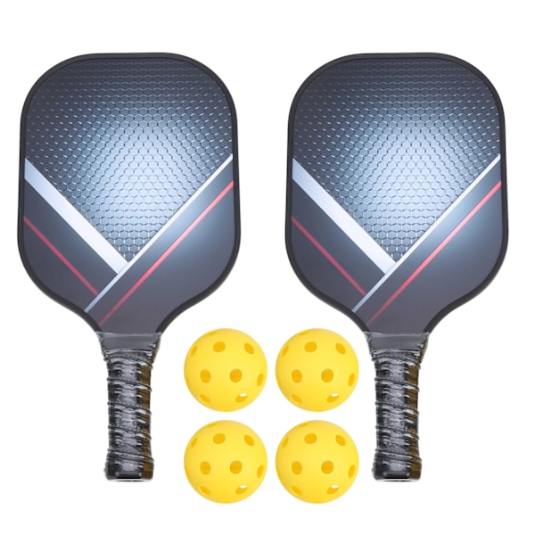 1 Set Bärbar Pickleball Paddle Set Lättviktsracketbollsats med racketskyddsväska