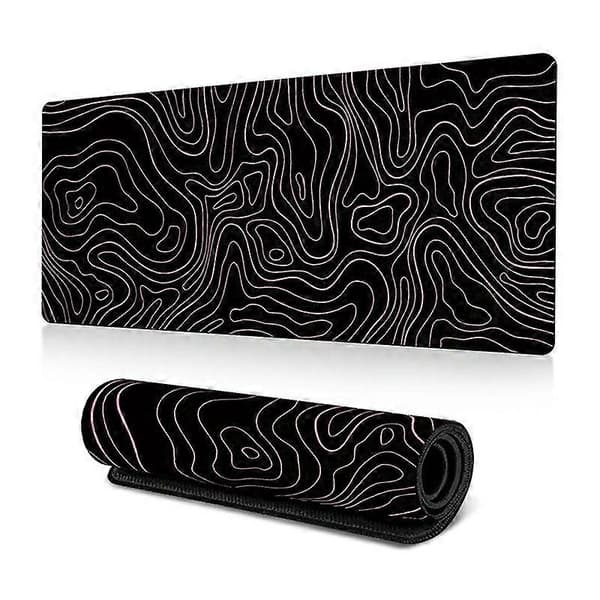 300*800*2mm Stor Musematte Stilrent Abstrakt Mønster Sklisikker Skrivebordsmatte