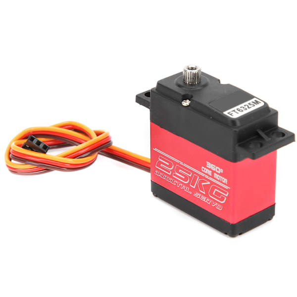 FT6325M 25KG Standardi Metallivaihteinen Servo Suuri vääntömomentti RC Servo Kestävä RC-autotarvike