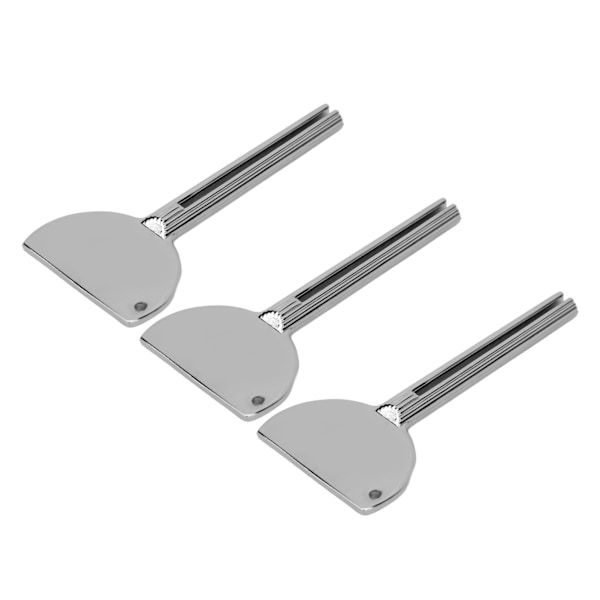 3 stk rustfrit stål nøglepressere, halvcirkelformet klemme hårpasta Tandpasta Dye Paste Tube Roller Key