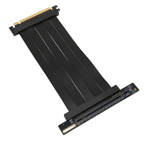 PCIE 4.0 X16 Nouseutinkaapeli Näytönohjaimen jatkokaapeli 90 asteen korkea nopeus GPU-sovitinkaapeli musta