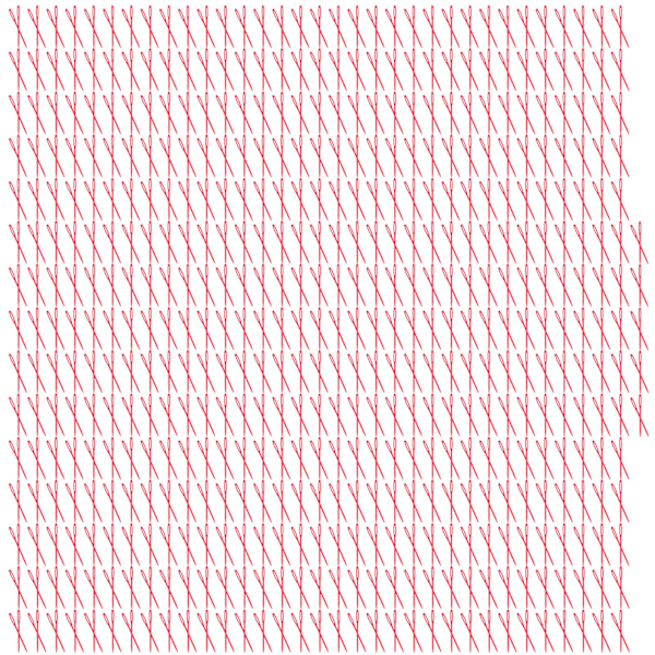 1000 kpl Suurisilmäisiä muovisia ompeluneuloja langan ompeluun DIY-ompelukäsityötarvikkeita, punainen