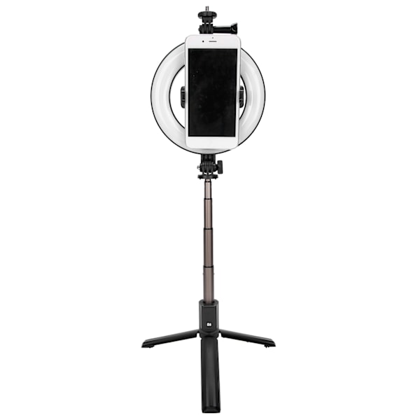 Trådløs Bluetooth Mobiltelefon Selfie Stick Fyldlys Beslag LED Fyldlys Tripod