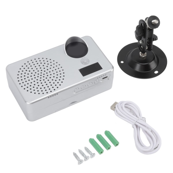 USB 5V Rörelsesensor Dörrklocka IP43 Vattentät Infraröd Människokropp Induktion Röst Prompter Sensor Dörrklocka Alarm