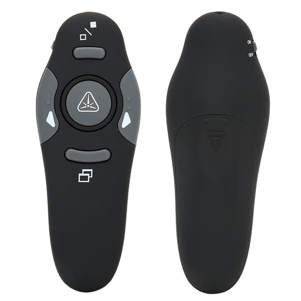 Rød Belysning Elektronisk Sidevendingspenn Plug and Play 2.4G Trådløs Presentasjonskontroll