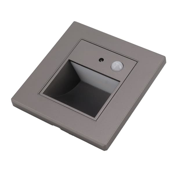 1,5W 3000K sensor trinnlys Innfelt trappelys LED-trinnlampe med bevegelsessensor 180-240V