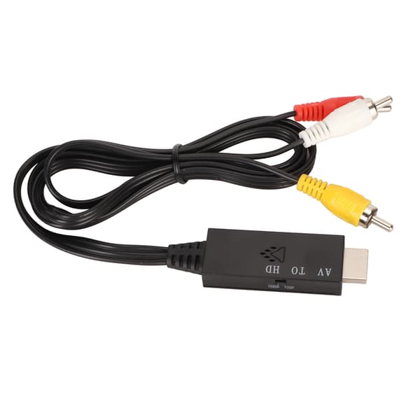 【NX】RCA til HD Multimedia Interface-omformer Støtter 720P til 1080P HD-utgang AV til HD Multimedia Interface-omformeradapter
