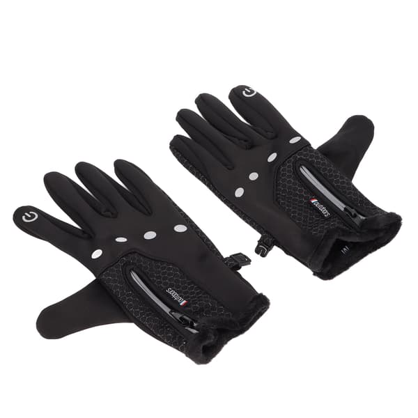 Vinter Cykelhandskar Vindtät Vattentät Varm Tre Finger Touch Screen Sport HandskarM