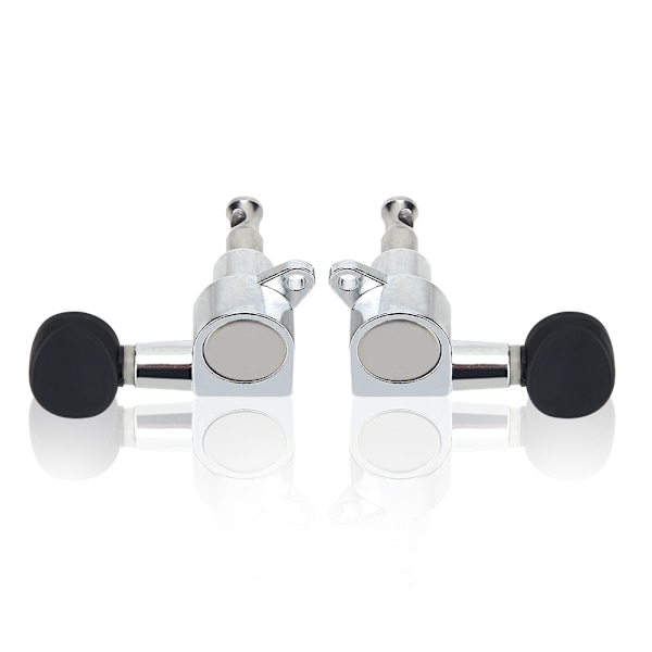 2R 2L stängda aluminiumlegeringar maskinhuvuden String Tuning Key Pegs Tuners för Ukulele