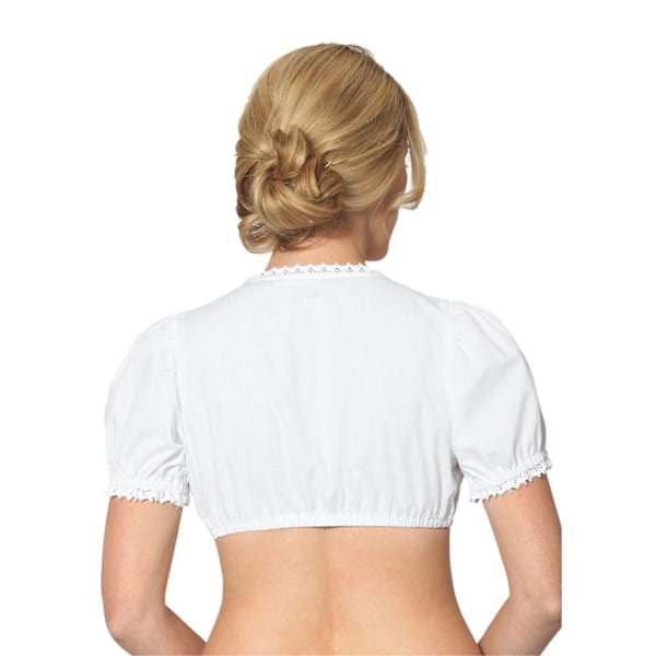 Elegantti Musta Pitsi Dirndl-Paita Naisille Oktoberfestiin XXL Valkoiset Helmet