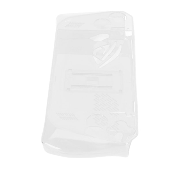 Spillkonsoll gjennomsiktig etui støtsikker Forhindre gli TPU beskyttende deksel med stativ for ASUS ROG Ally Handheld 2023 Transparent