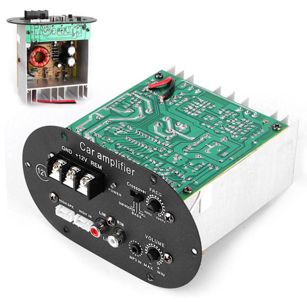 Bilstereoförstärkarkort 120W 12V Pure Full Tone Bas Subwoofer Core Auto Stereo Högtalarförstärkare