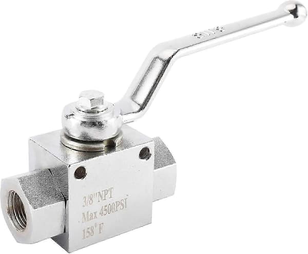 4500 PSI Avstängningsventil för högtryckstvätt 3/8' Snabbkoppling Läckagesäkert Hållbart Stål