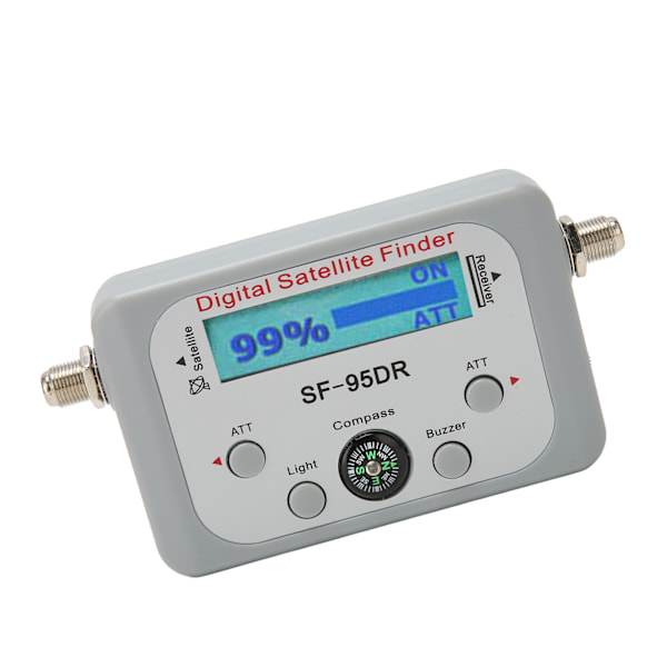 Digital Satellittfinner 950 til 2150 MHz med ATT-summerfunksjon, satellittsignalmåler med kompass for DirecTV