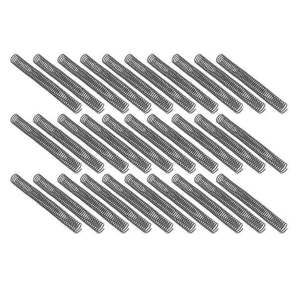 30 st spiralbindningsrullar PVC-plast 29 mm 48 tänder 4:1 spiralbindningsrygg för 260 A4-papper