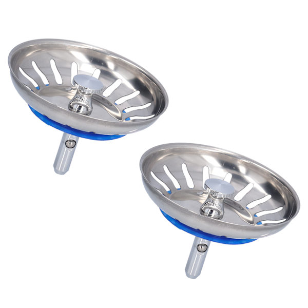 2st Home Diskbänk Sil Plug Stopper 304 Rostfritt stål AntiClogging Disk Tillbehör