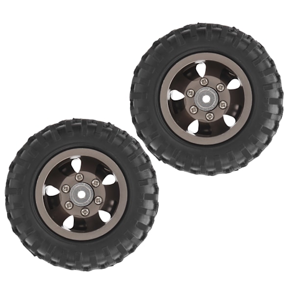 2st 55 mm aluminiumlegering bakdäck reservdelar Passar för WPL D12 1/10 RC lastbil (D12‑010T)