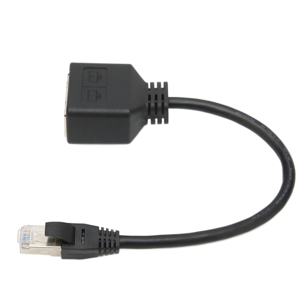 RJ45 Ethernet-sovitin kaapeli jatko 1-2 porttia Erinomainen liitäntäsiirto Splitter-sovitin CAT7-verkolle