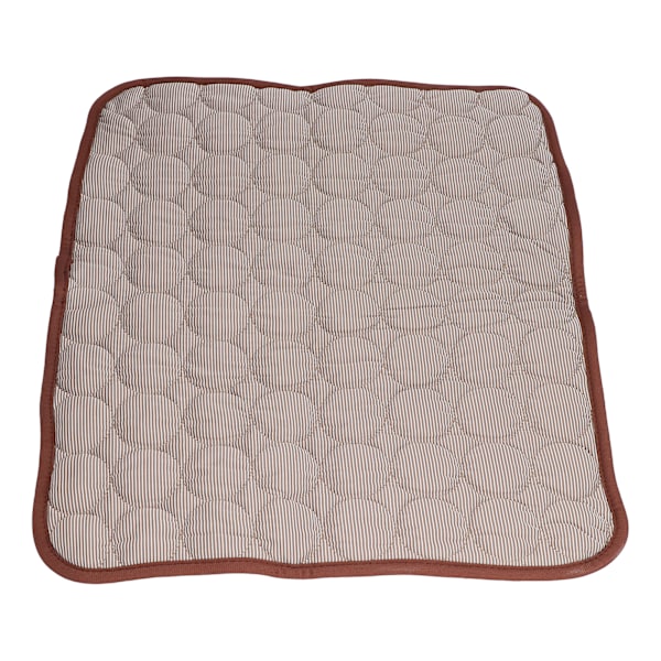 Køleunderlag til kæledyr Åndbar, sammenklappelig selvkølende tæppe til kæledyr til små og mellemstore hunde og katte Brun L(70x55cm)