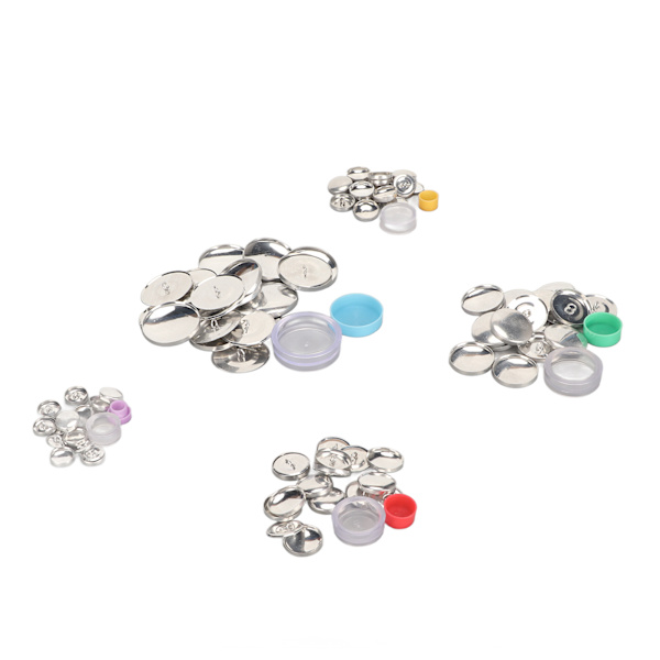 Cover Button Kit DIY Handcraft Flat Back Praktisk tygklädd knappsats för väsksömnad
